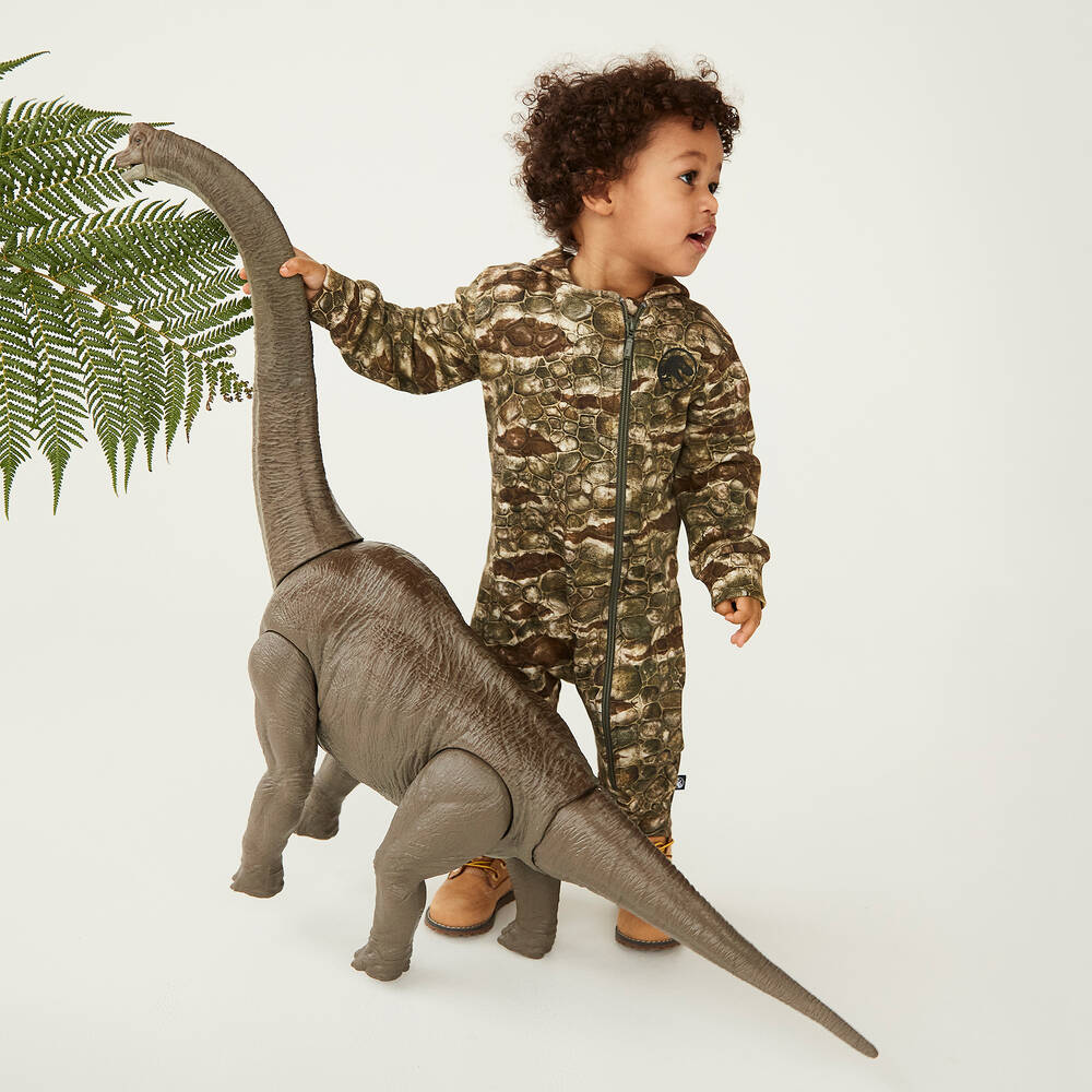 Molo-Зеленый ромпер «Динозавр» для малышей | Childrensalon Outlet