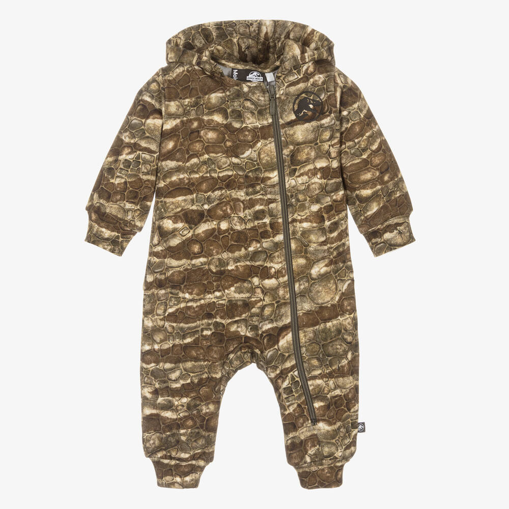 Molo-Зеленый ромпер «Динозавр» для малышей | Childrensalon Outlet