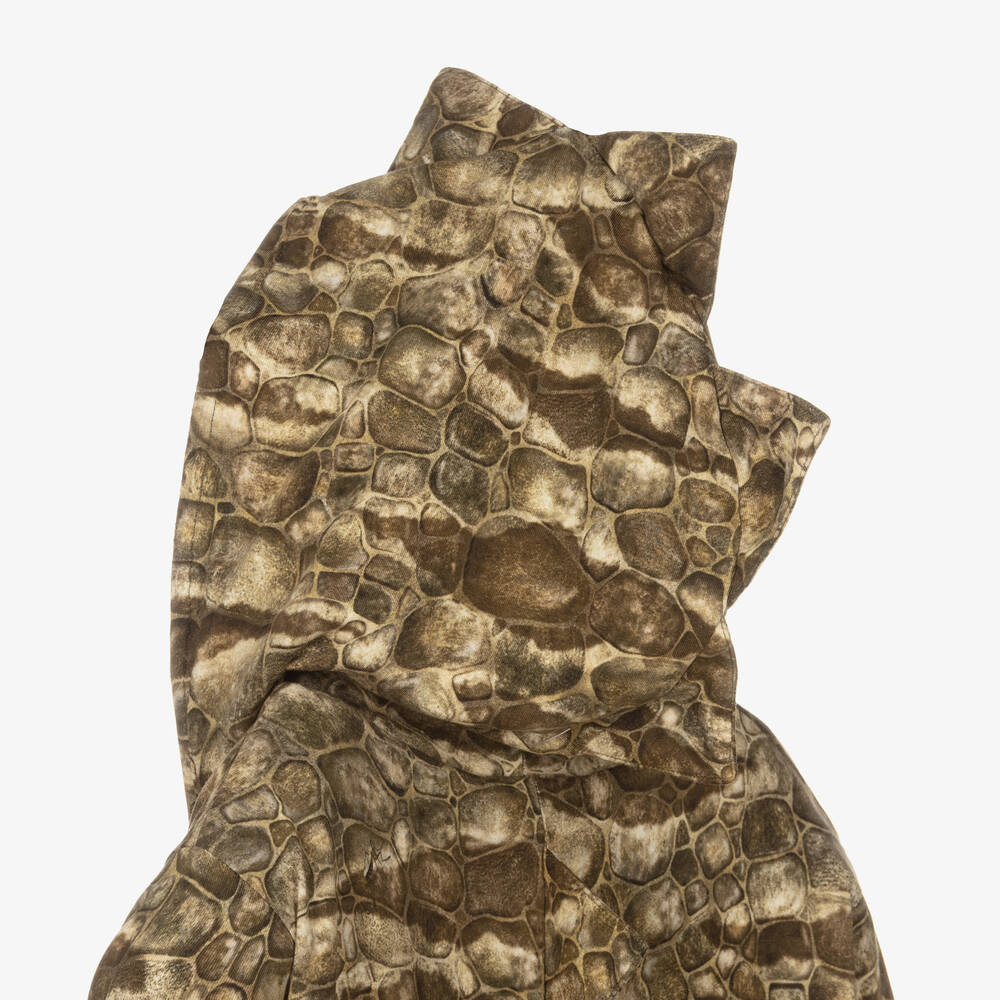 مولو-روب حمّام قطن عضوي جيرسي لون أخضر | Childrensalon Outlet