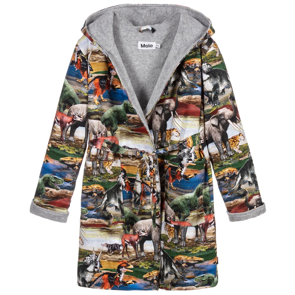 Molo-Green Organic Cotton Bathrobe | Childrensalon Outlet