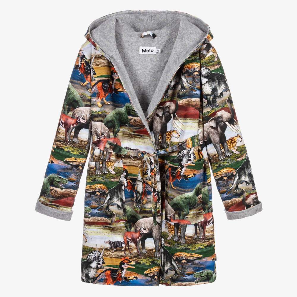 Molo-Green Organic Cotton Bathrobe | Childrensalon Outlet