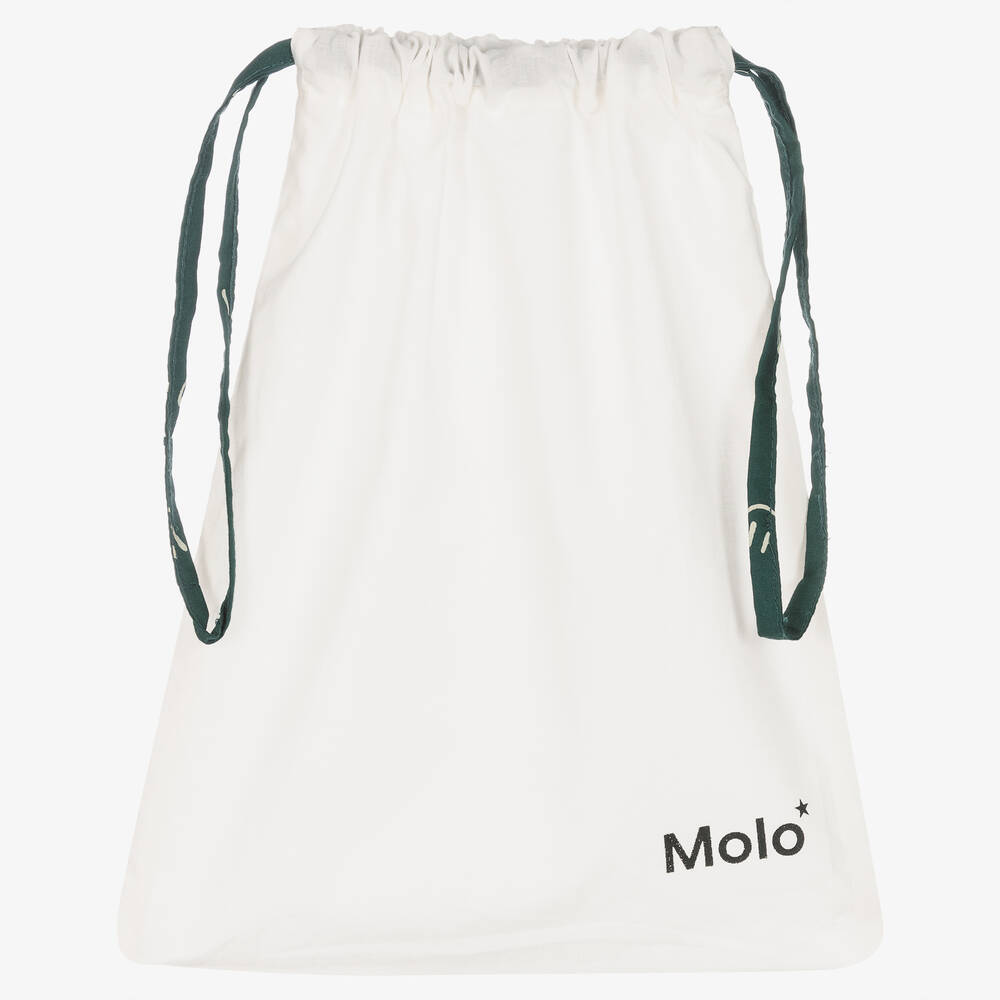 Molo-بيجاما قطن عضوي بوبلين لون أخضر | Childrensalon Outlet