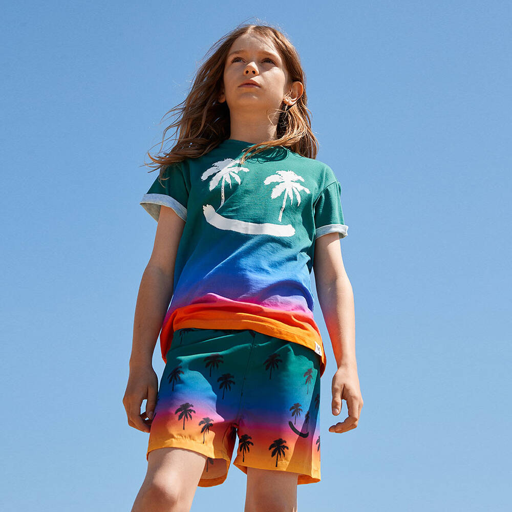 Molo-Green Organic Cotton T-Shirt | Childrensalon Outlet