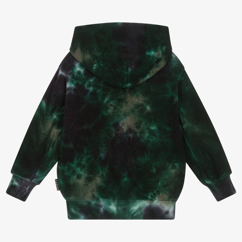 Green and black tie dye hoodie outlet