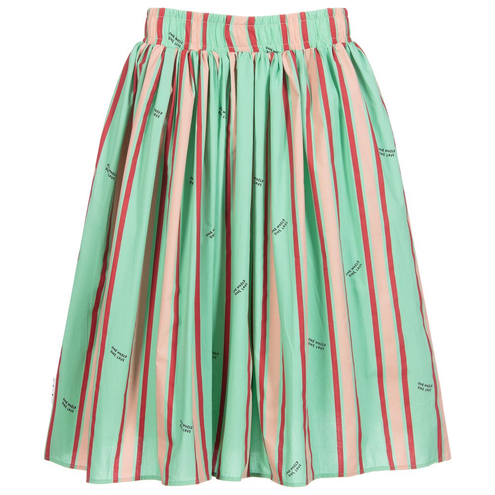 Molo-Юбка в розовую и зеленую полоску | Childrensalon Outlet