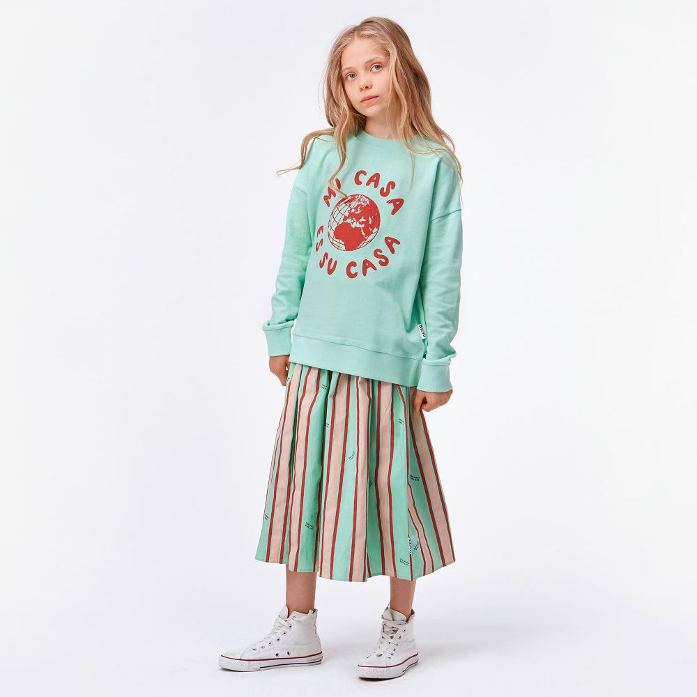 Molo-Юбка в розовую и зеленую полоску | Childrensalon Outlet