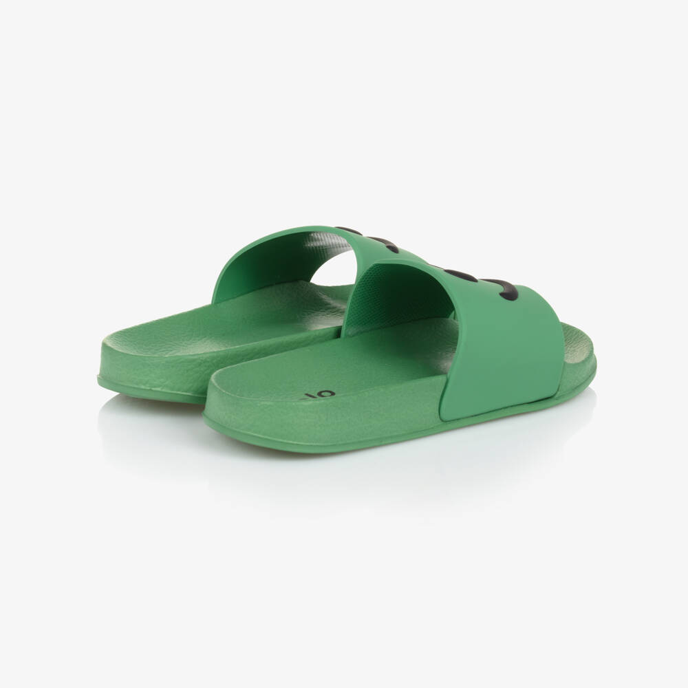 Molo-صنادل وجه مرحة باللون الأخضر للأطفال | Childrensalon Outlet