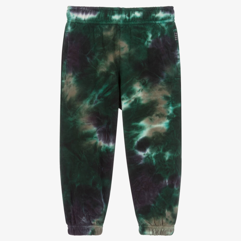 Molo-Green Tie-Dye Organic Cotton Joggers | Childrensalon Outlet
