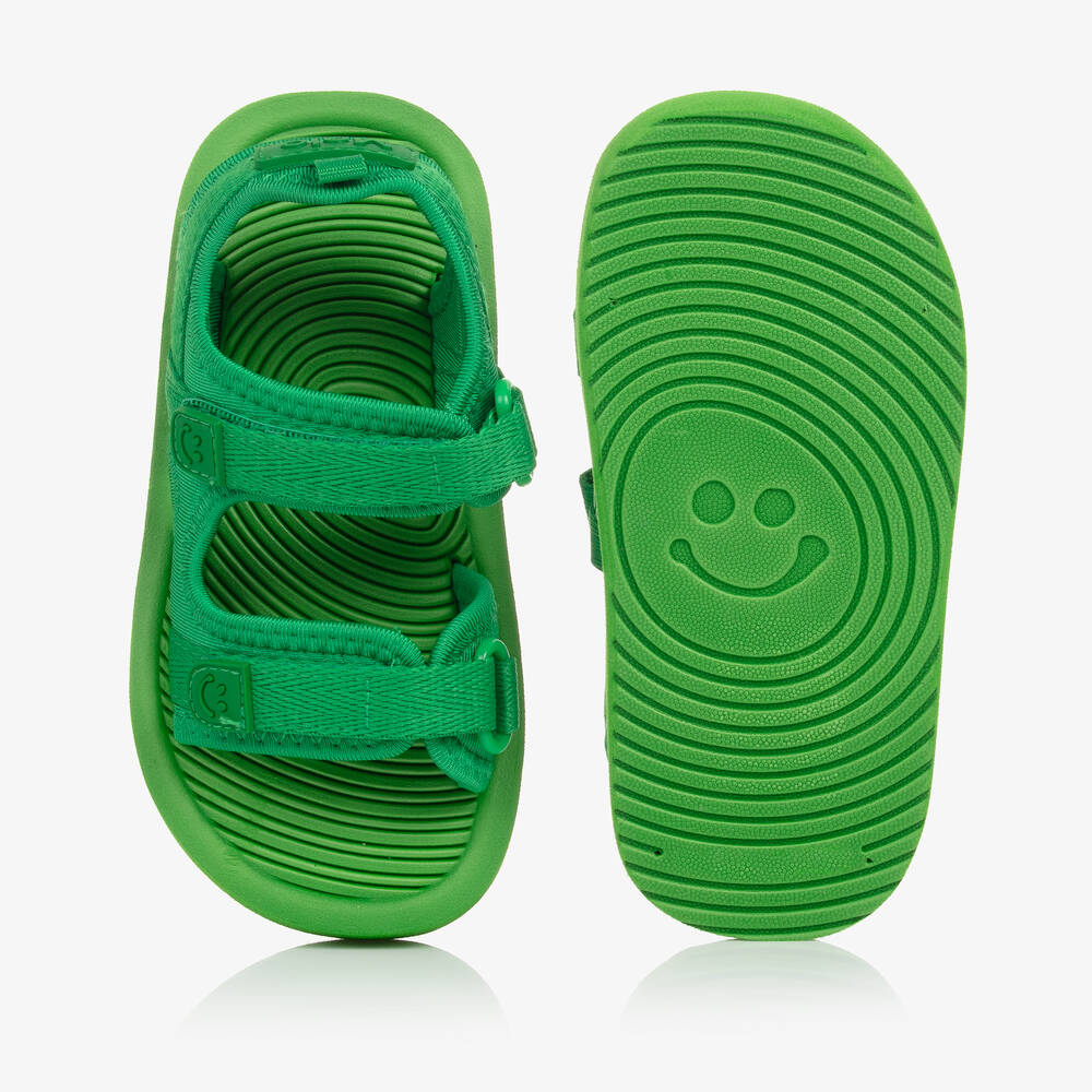 Molo-Green Velcro Foam Sandals | Childrensalon Outlet
