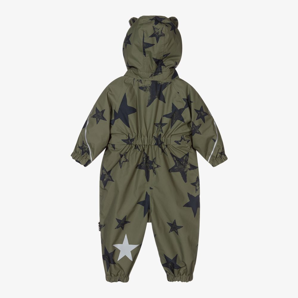 Molo-Green Waterproof Snowsuit  | Childrensalon Outlet