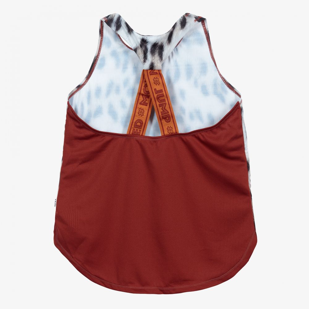 Molo-Серый спортивный топ со звериным принтом | Childrensalon Outlet