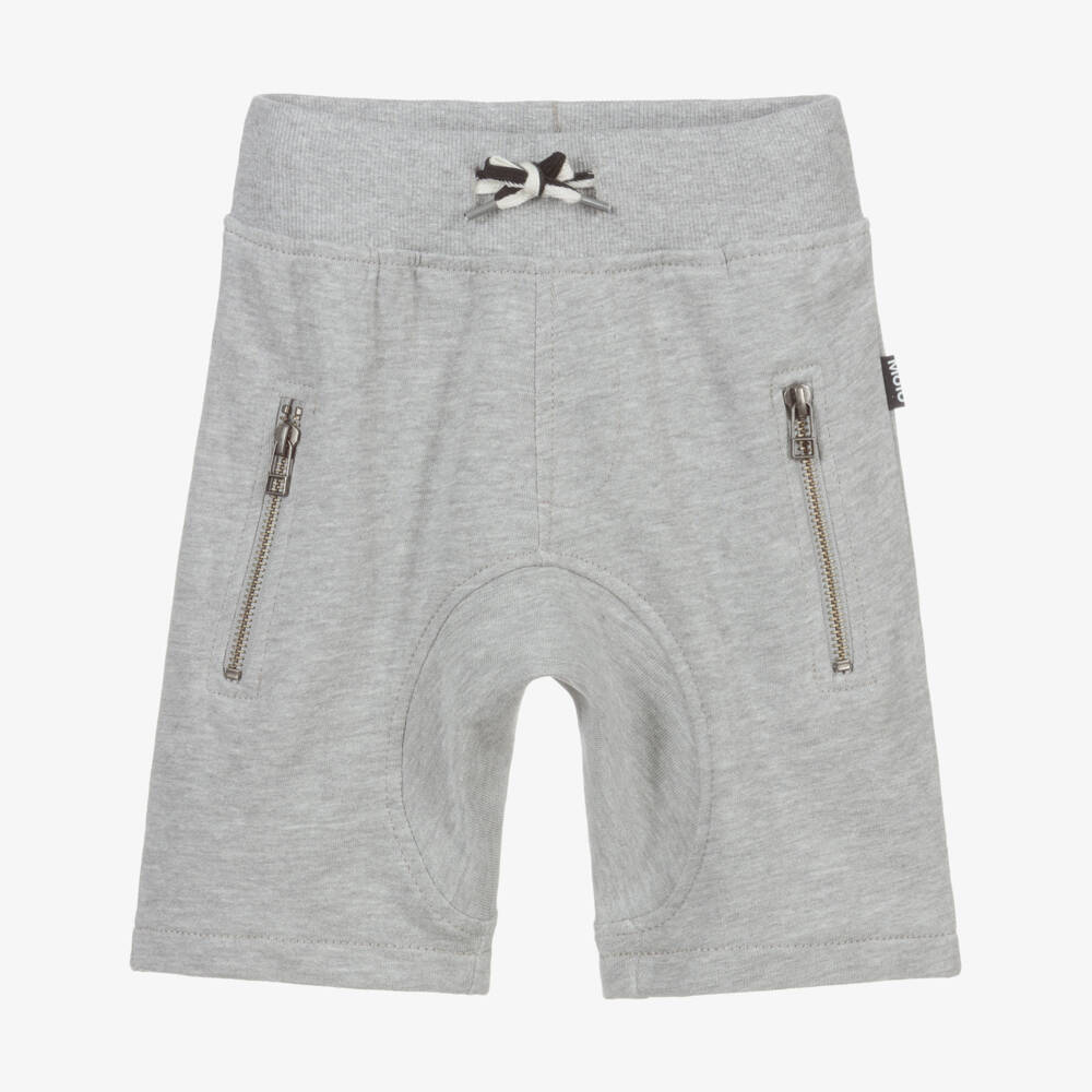 Molo-Серые шорты из хлопкового джерси | Childrensalon Outlet