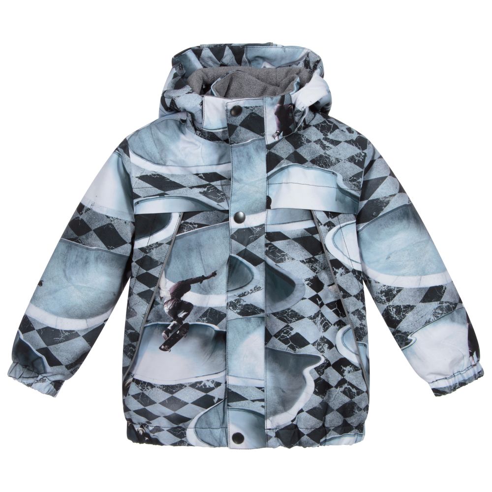 Molo - Grey Padded Jacket | Childrensalon