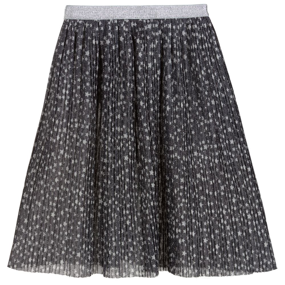 Molo-Grey Stars Glitter Skirt | Childrensalon Outlet