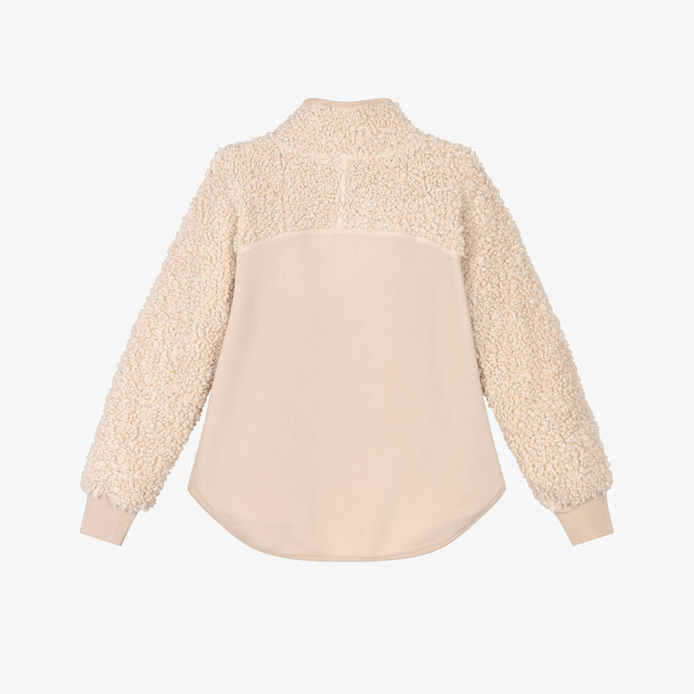 Molo-Кремовая флисовая куртка на молнии | Childrensalon Outlet