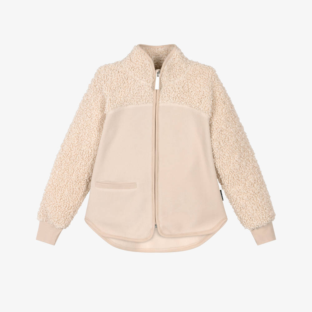 Molo-Кремовая флисовая куртка на молнии | Childrensalon Outlet