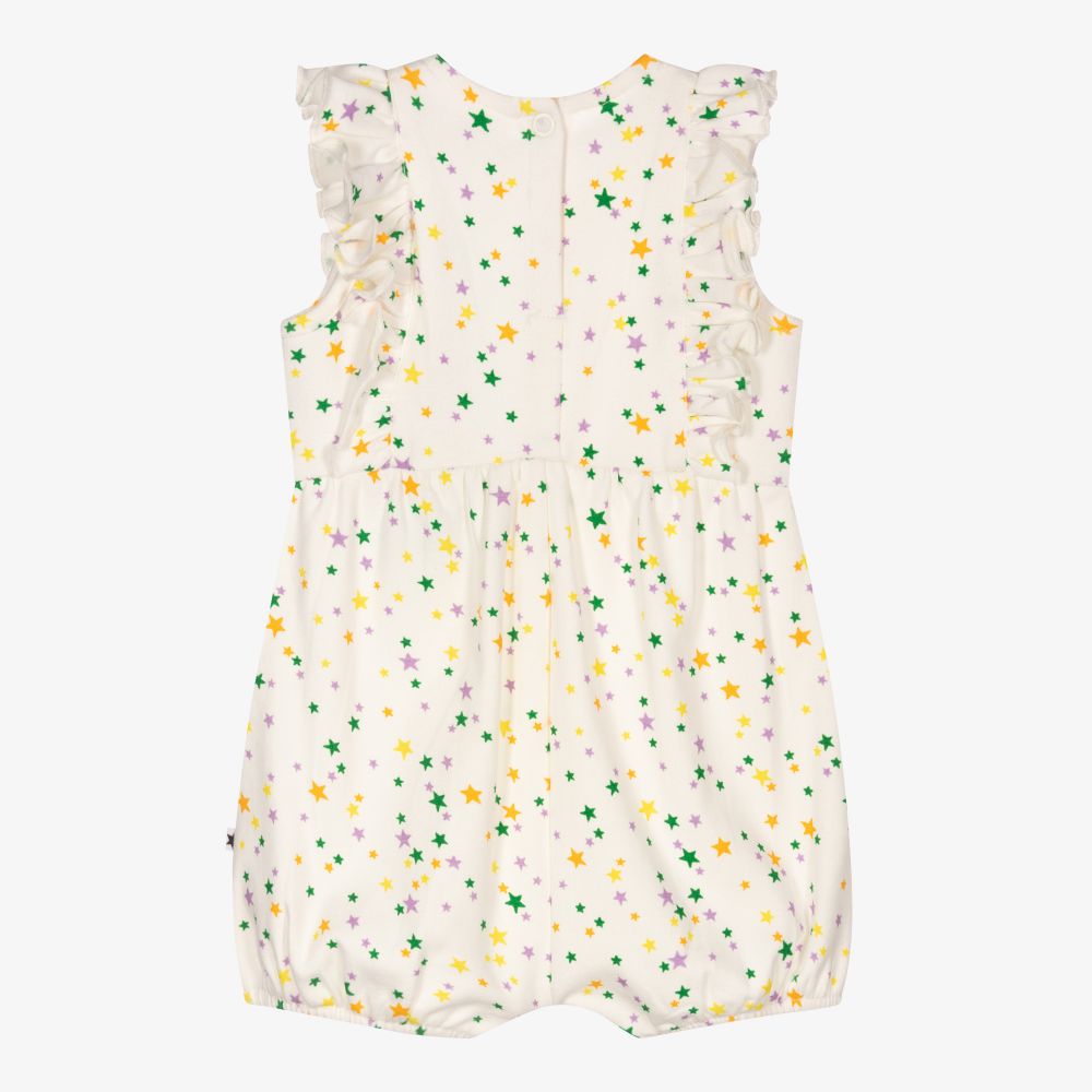 Molo-Ivory Cotton Baby Shortie  | Childrensalon Outlet