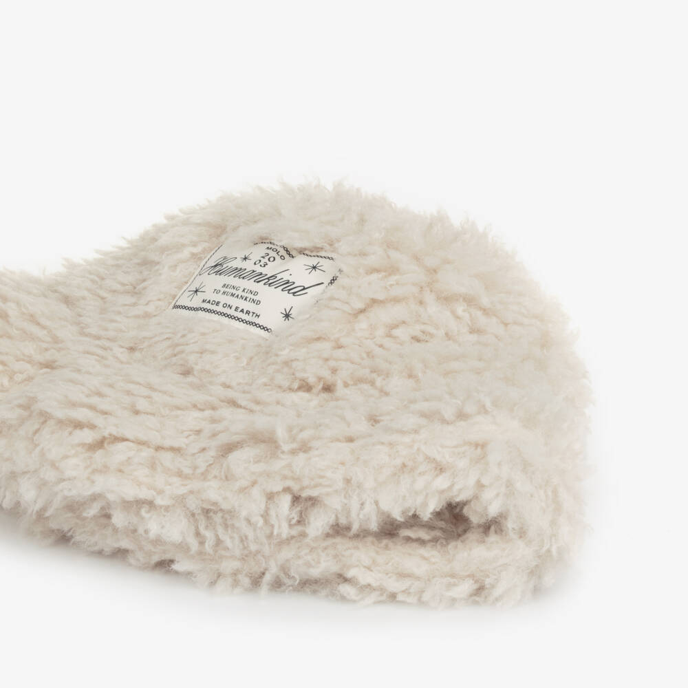 Molo-Ivory Fluffy Hat | Childrensalon Outlet