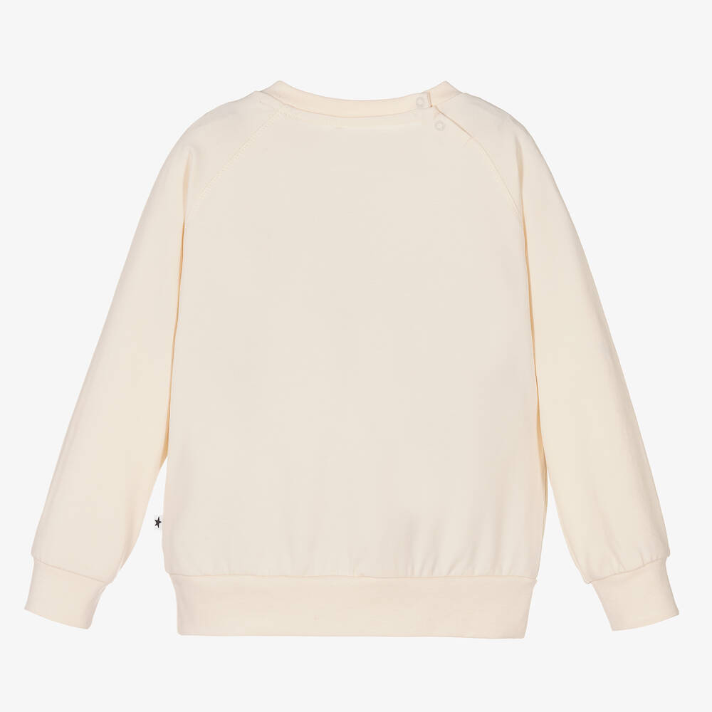 Molo-Ivory & Green Sweatshirt | Childrensalon Outlet