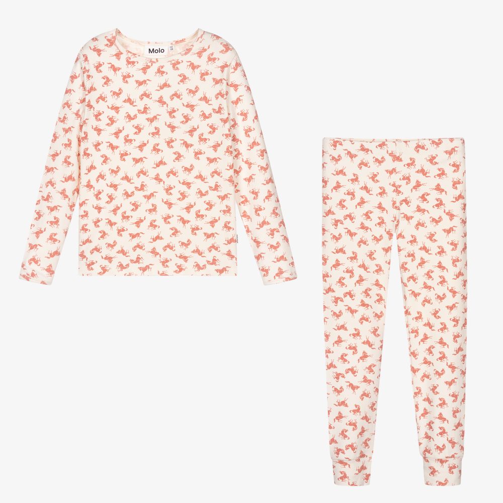 Molo-Кремовая пижама из органического хлопка | Childrensalon Outlet