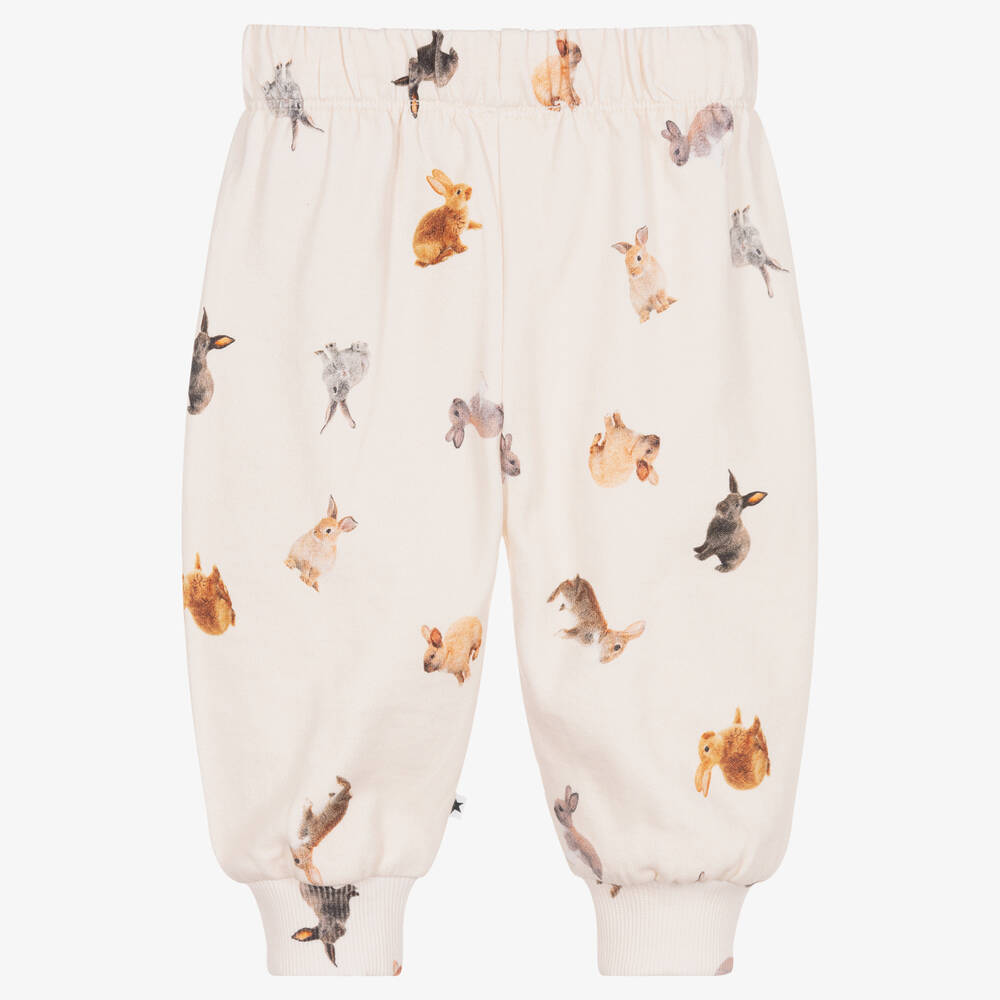 مولو-جوغرز قطن عضوي جيرسي لون عاجي للأطفال | Childrensalon Outlet