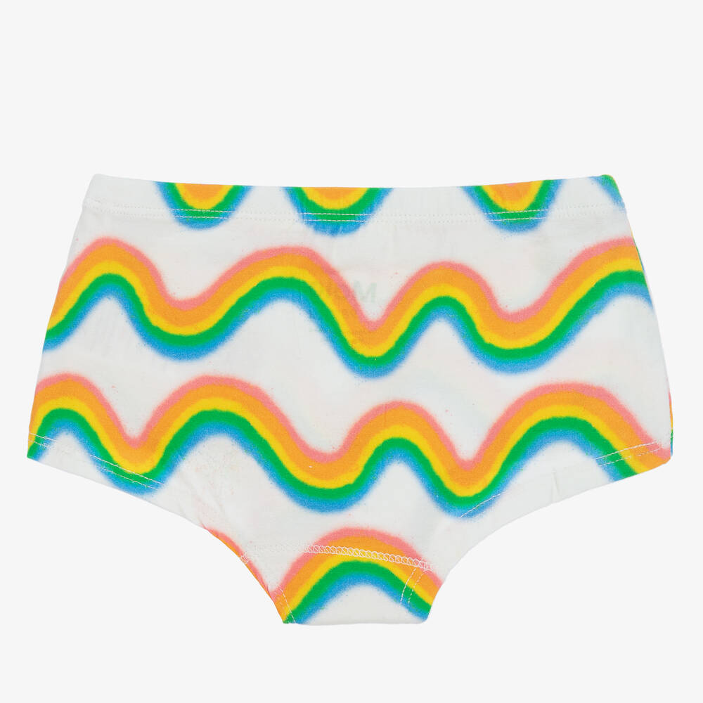 مولو-سروال داخلي قطن عضوي جيرسي لون عاجي (عدد 2) | Childrensalon Outlet