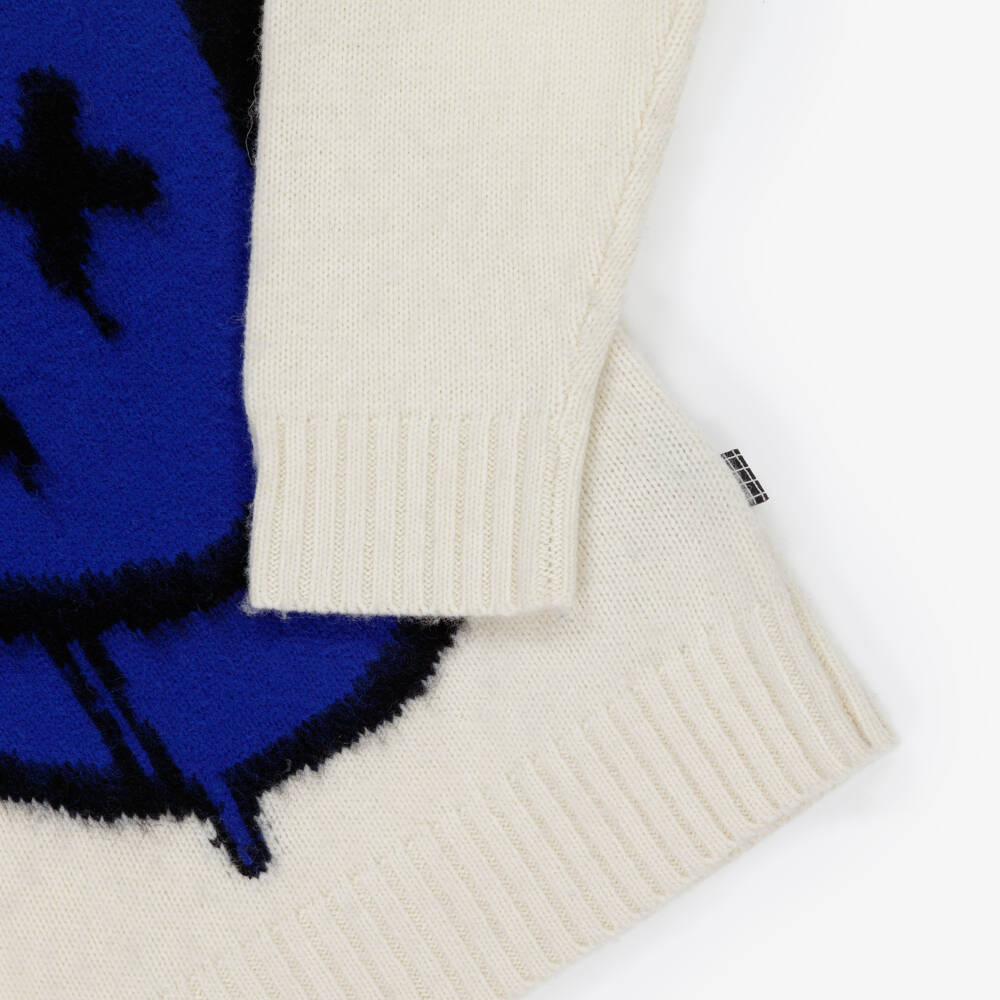 Molo-كنزة صوف عاجية بوجه مبتسم | Childrensalon Outlet