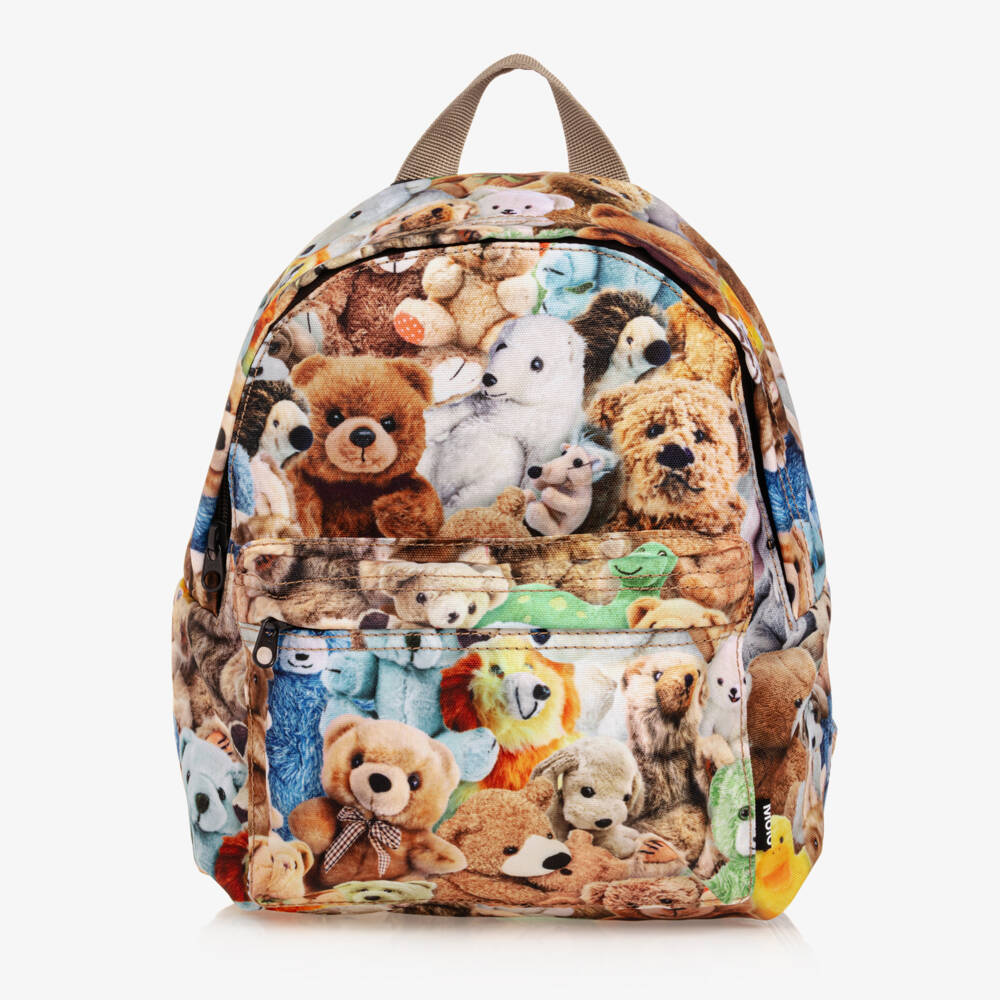 Molo-Junior Boys Teddy Pattern Backpack | Childrensalon Outlet