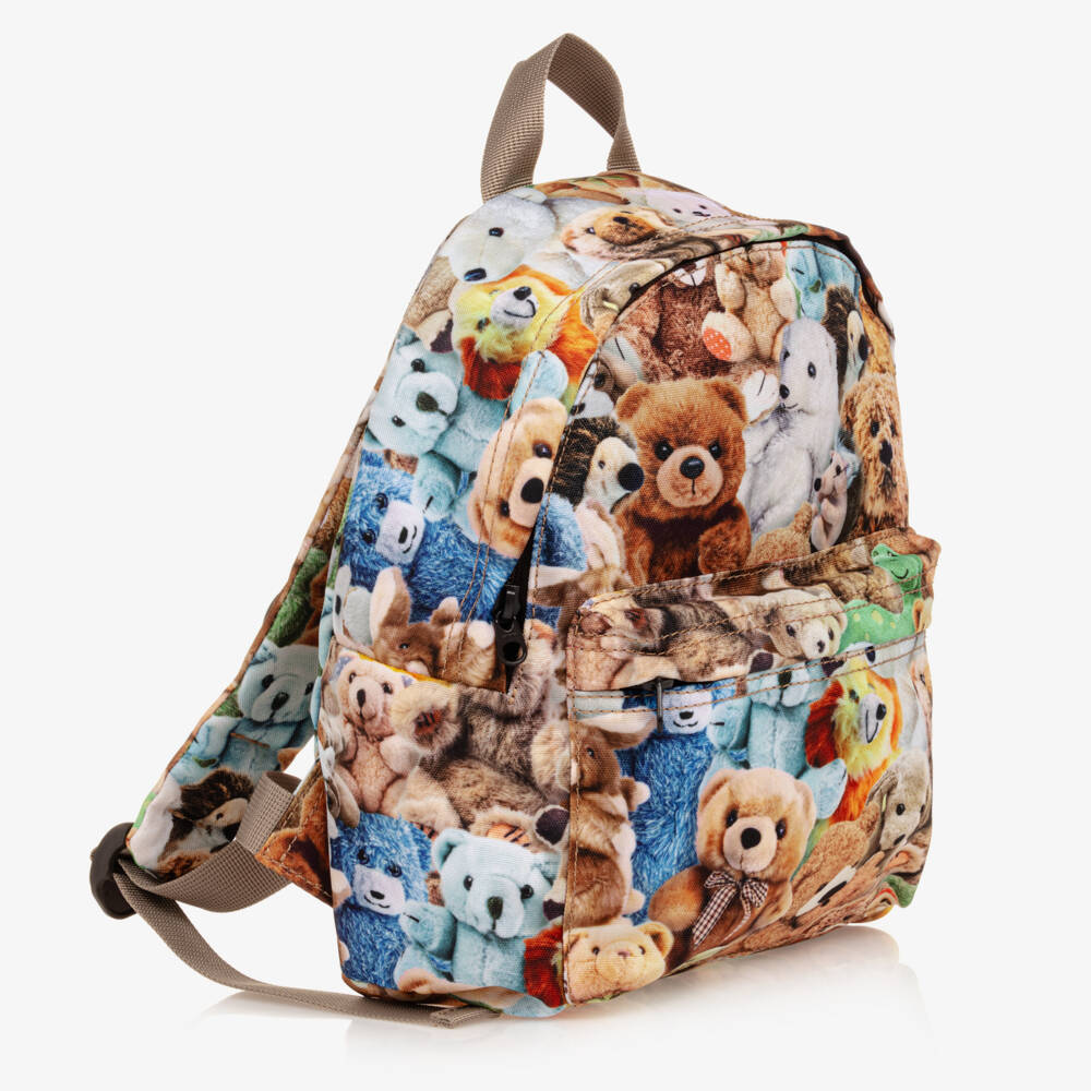 Molo-Junior Boys Teddy Pattern Backpack | Childrensalon Outlet
