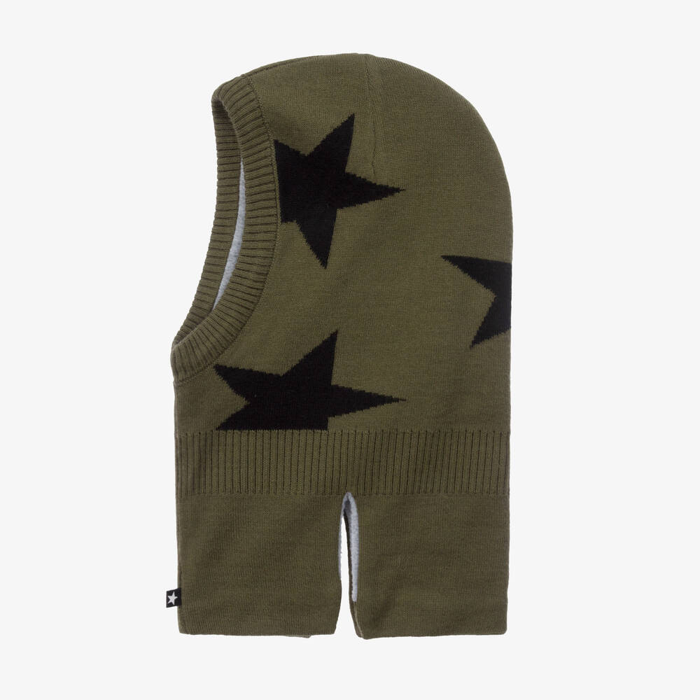 Molo-Балаклава цвета хаки со звездами | Childrensalon Outlet