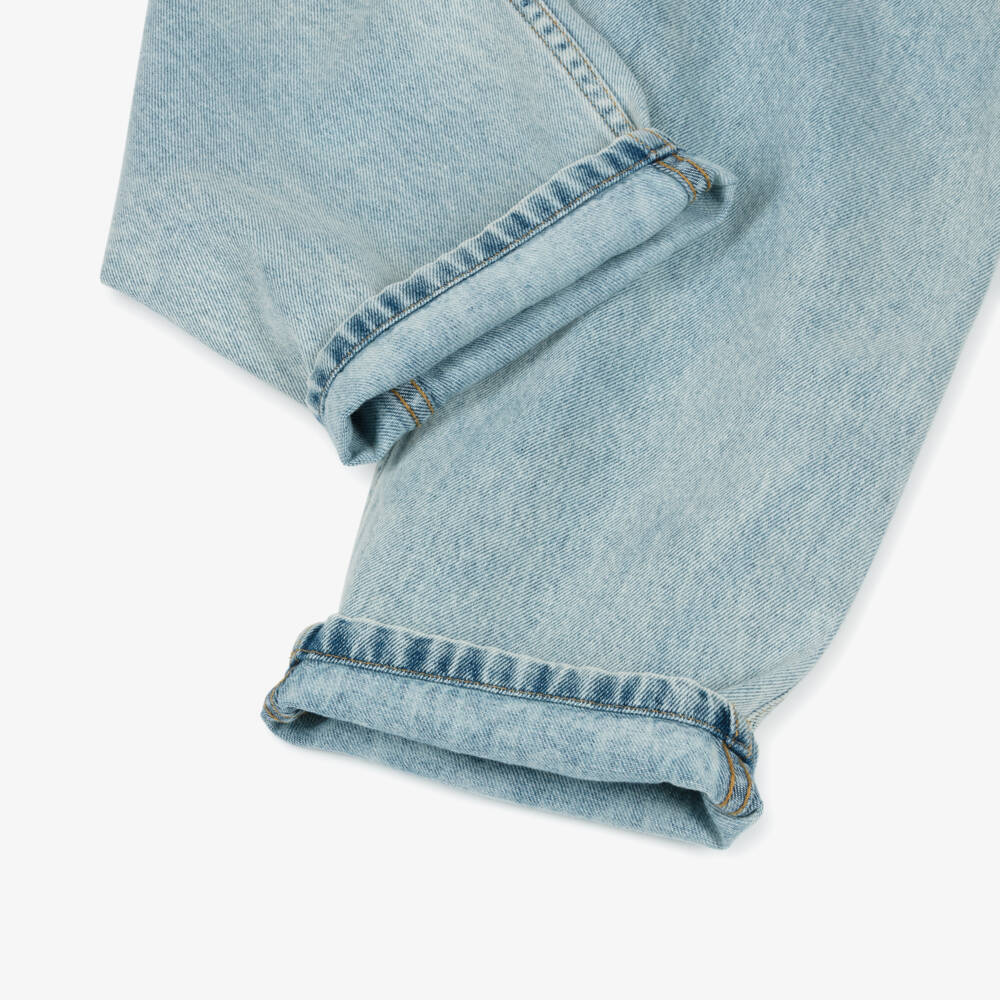 Molo-Light Blue Denim Extra Relaxed Fit Jeans | Childrensalon Outlet