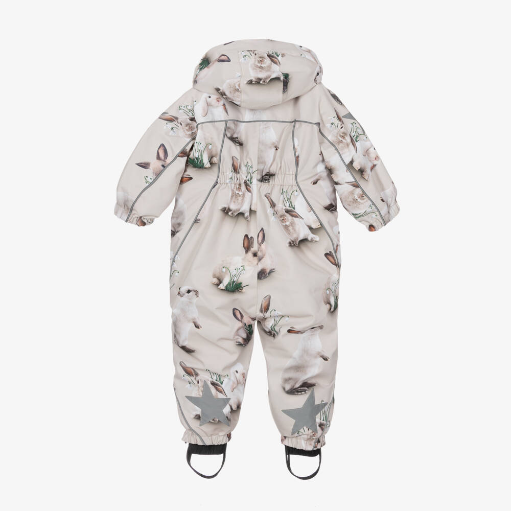 Molo-Little Girls Creamy Bunny Snowwear | Childrensalon Outlet