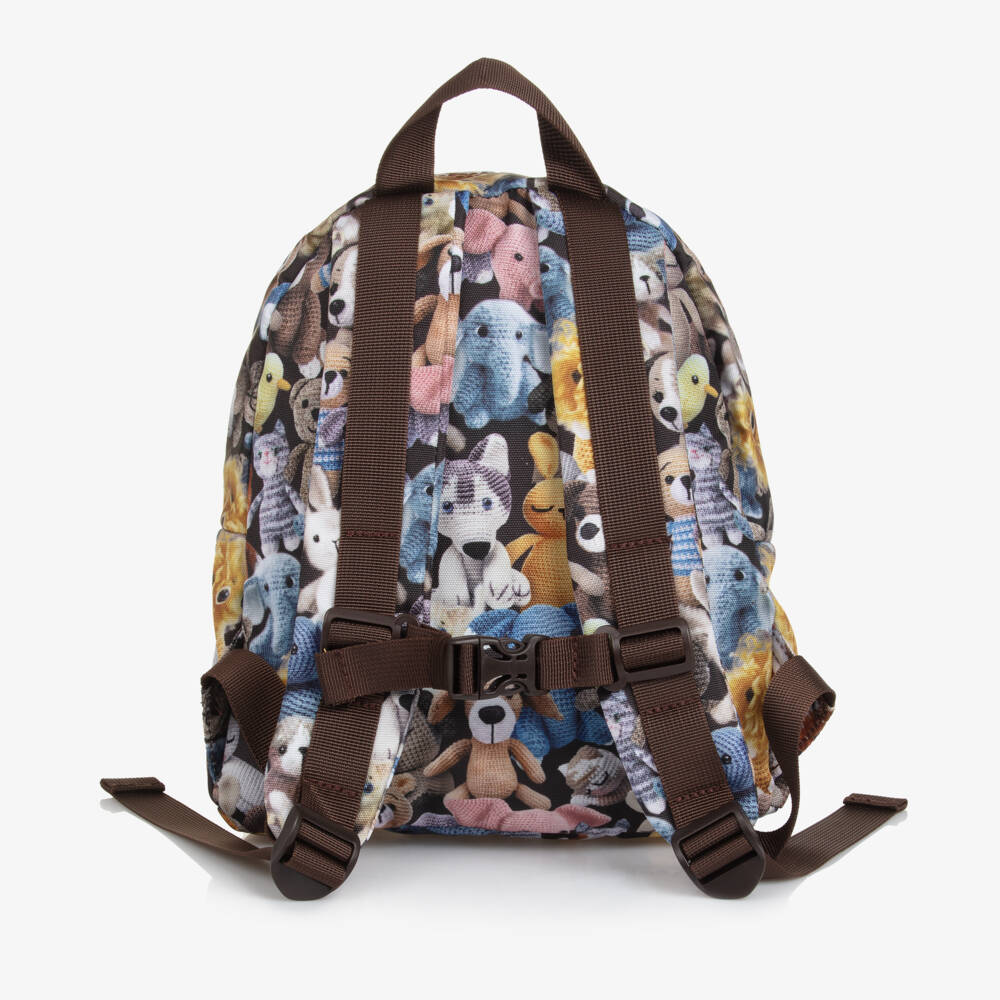 Molo-Multi Teddy Print Backpack | Childrensalon Outlet