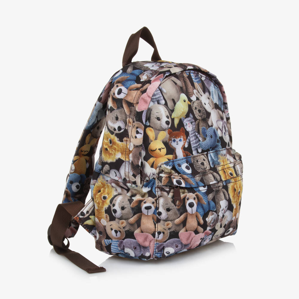 Molo-Multi Teddy Print Backpack | Childrensalon Outlet