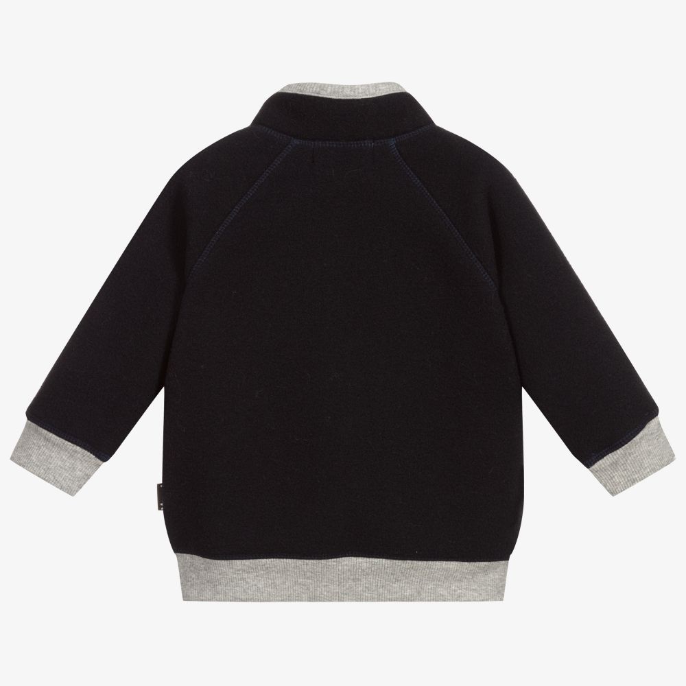 Molo-توب فليس بسحّاب لون كحلي ورمادي للأطفال | Childrensalon Outlet