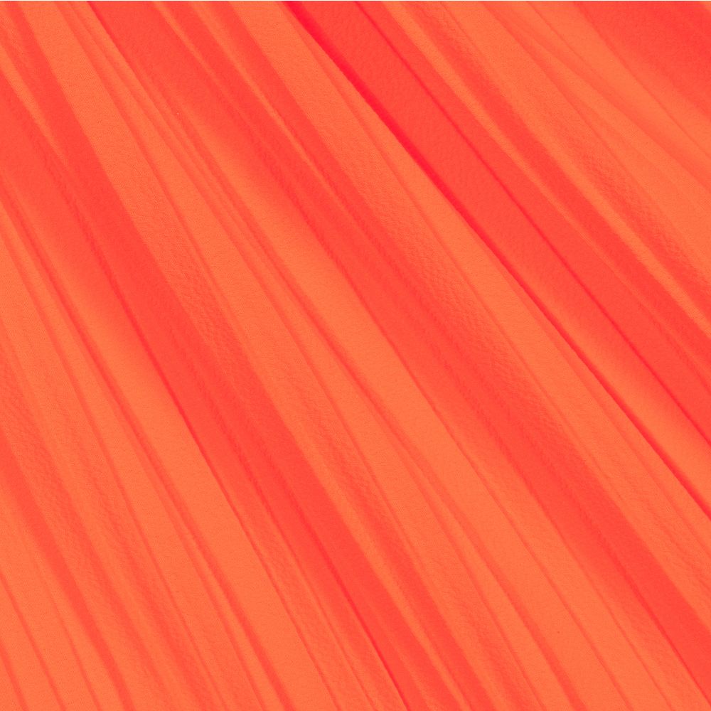 Molo-Neon Coral Pink Pleated Skirt | Childrensalon Outlet