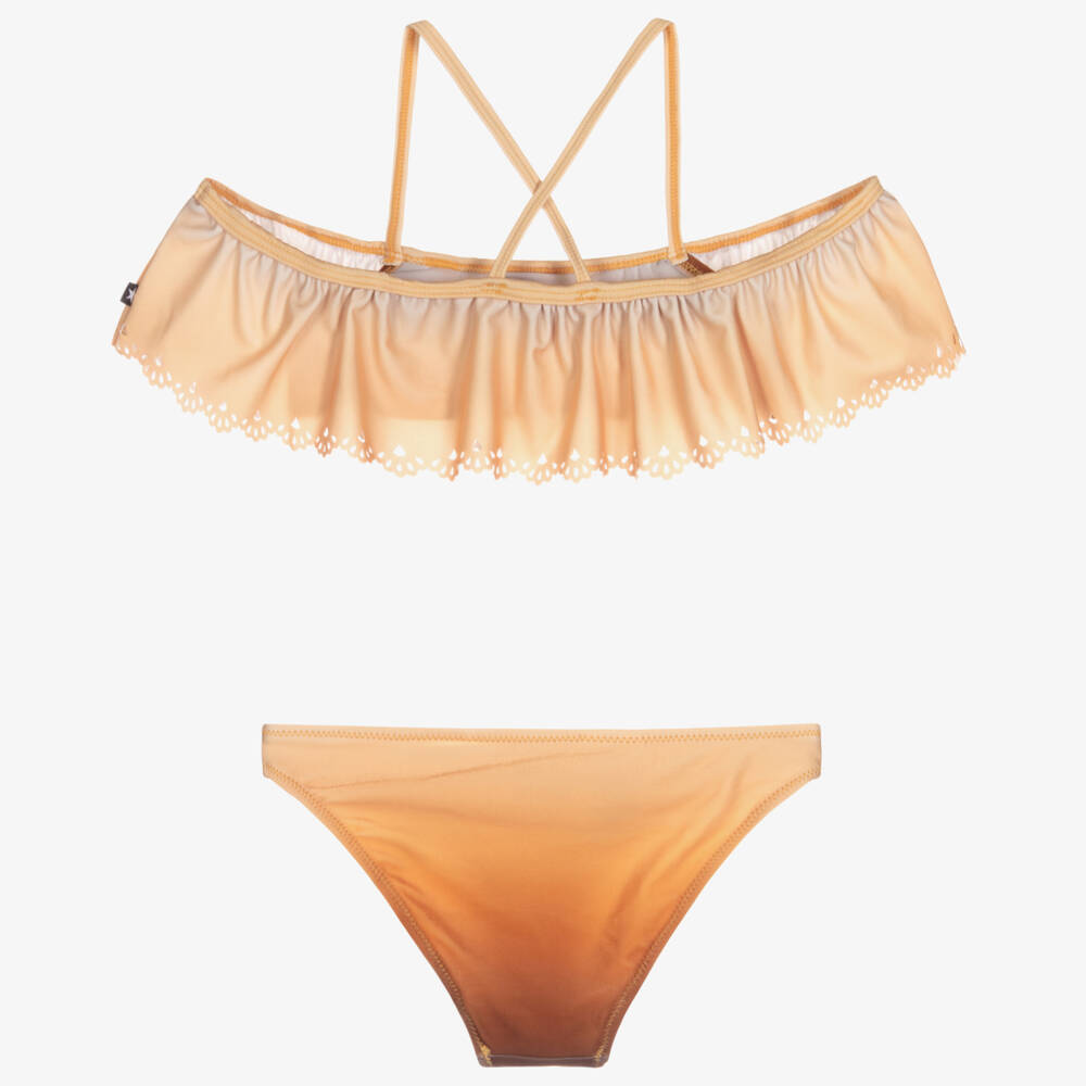 Molo-Оранжевое бикини с эффектом омбре (UPF 50+) | Childrensalon Outlet
