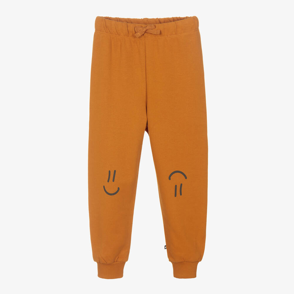 Molo-Orange Organic Cotton Joggers | Childrensalon Outlet