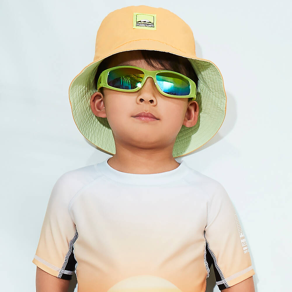 Molo-Orange Sun Hat (UPF50+) | Childrensalon Outlet