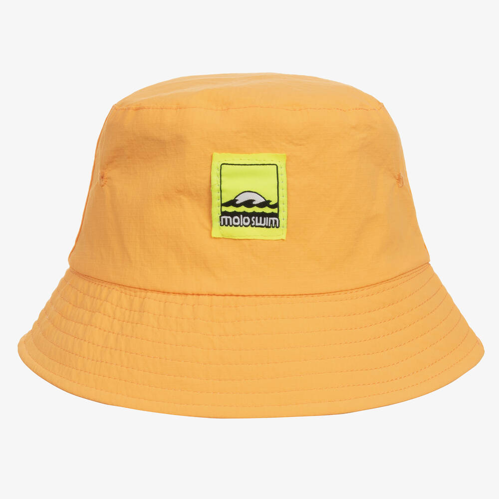 Molo-Orange Sun Hat (UPF50+) | Childrensalon Outlet