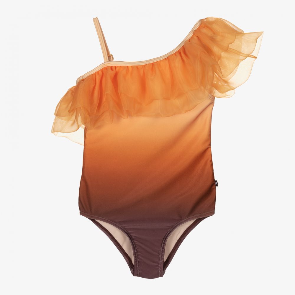 Molo - Orange Swimsuit (UPF 50+) | Childrensalon