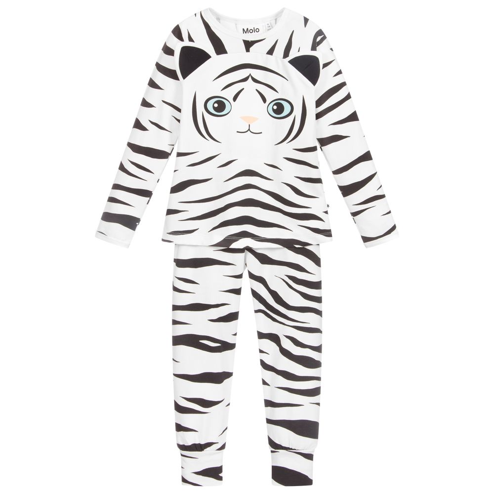 Molo - Organic Cotton Tiger Pyjamas | Childrensalon