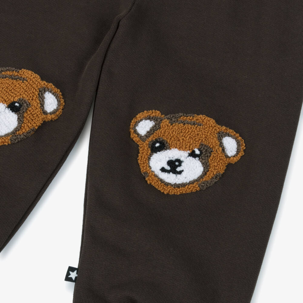 Molo-Organic Teddy Bear Brown Joggers | Childrensalon Outlet