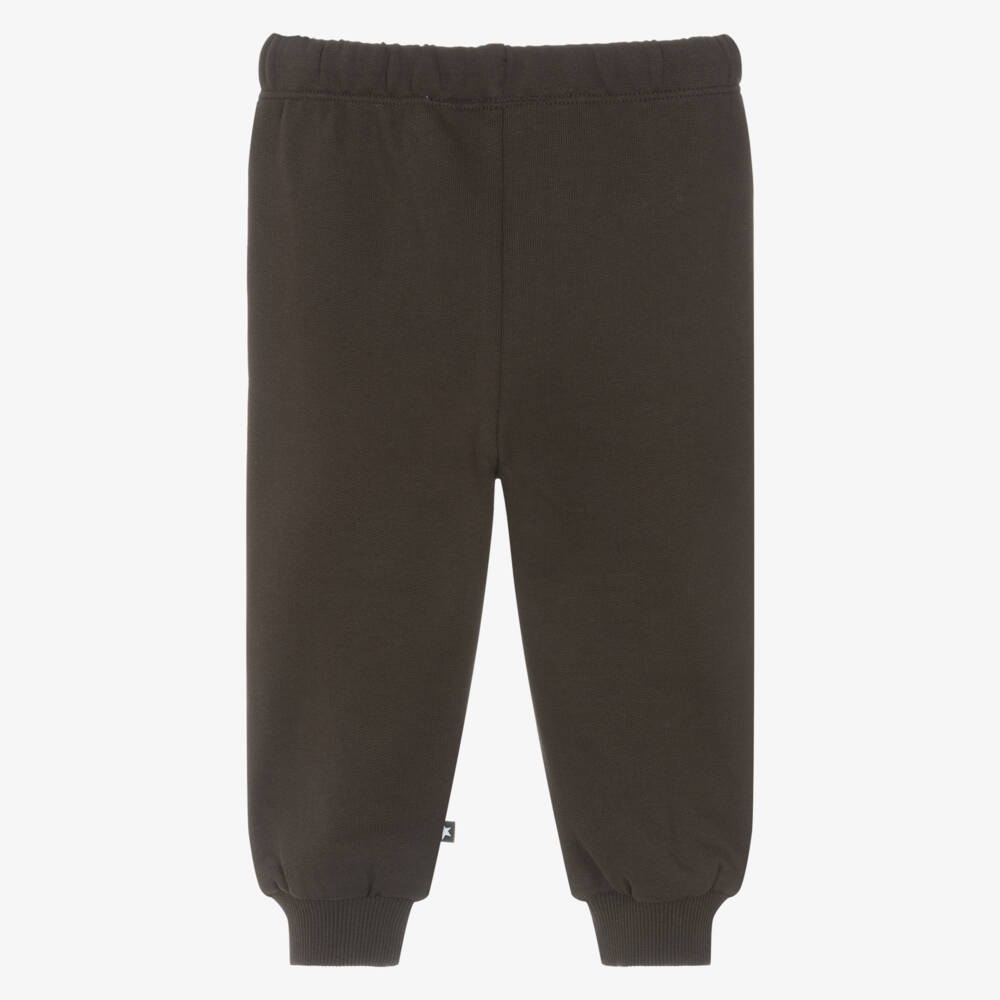 Molo-Organic Teddy Bear Brown Joggers | Childrensalon Outlet