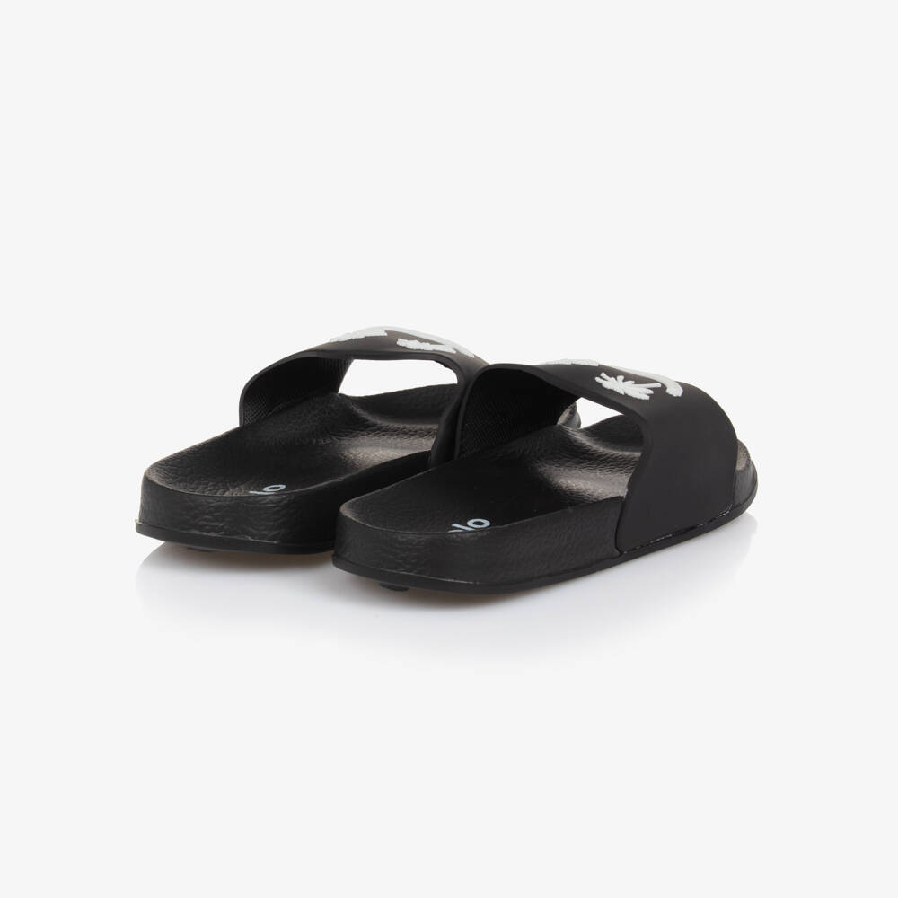 Molo-Palm Joy Black Kids Sliders | Childrensalon Outlet