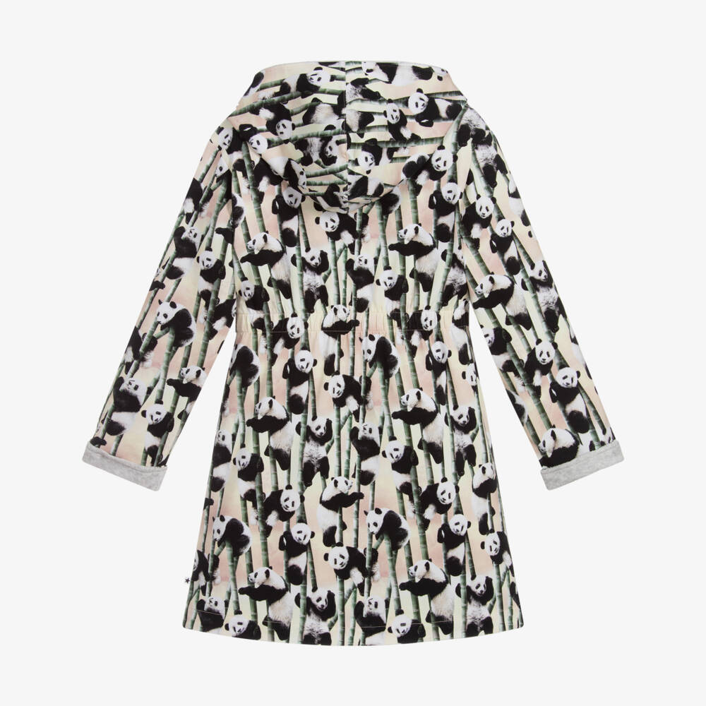 Molo-Pink & Black Cotton Bathrobe | Childrensalon Outlet
