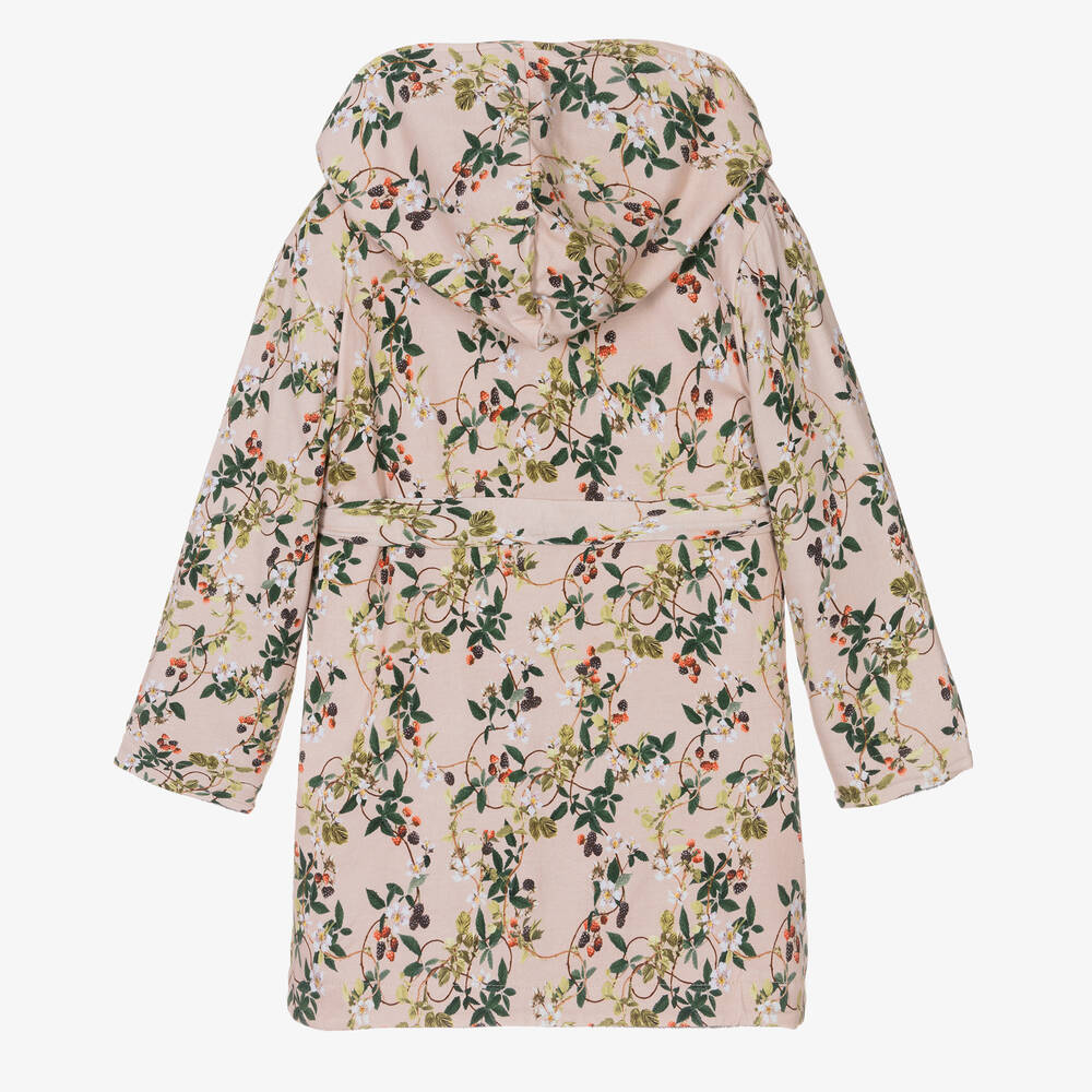 مولو-روب حمام قطن عضوي لون زهري للبنات | Childrensalon Outlet