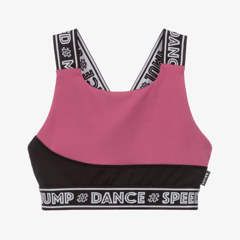 Molo-Pink Cropped Sports Top | Childrensalon Outlet