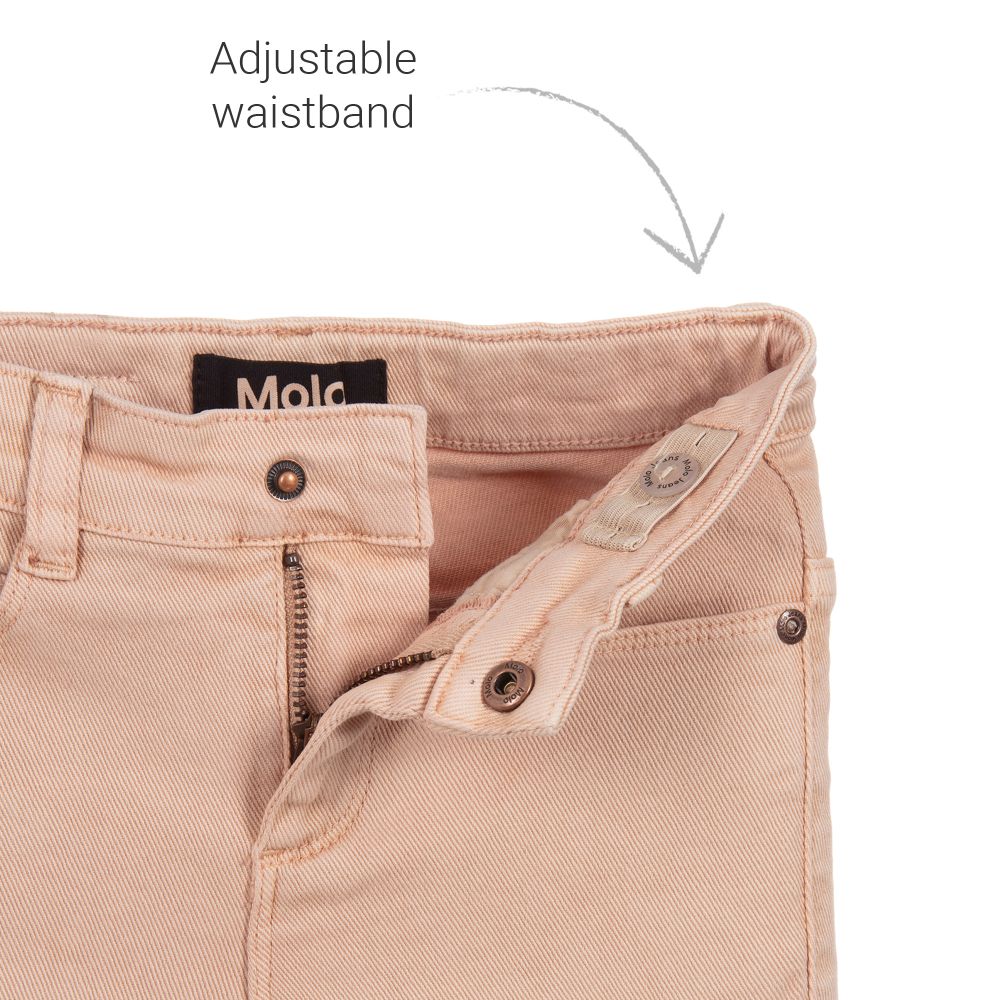 Molo-Pink Flared Slim-Fit Jeans | Childrensalon Outlet
