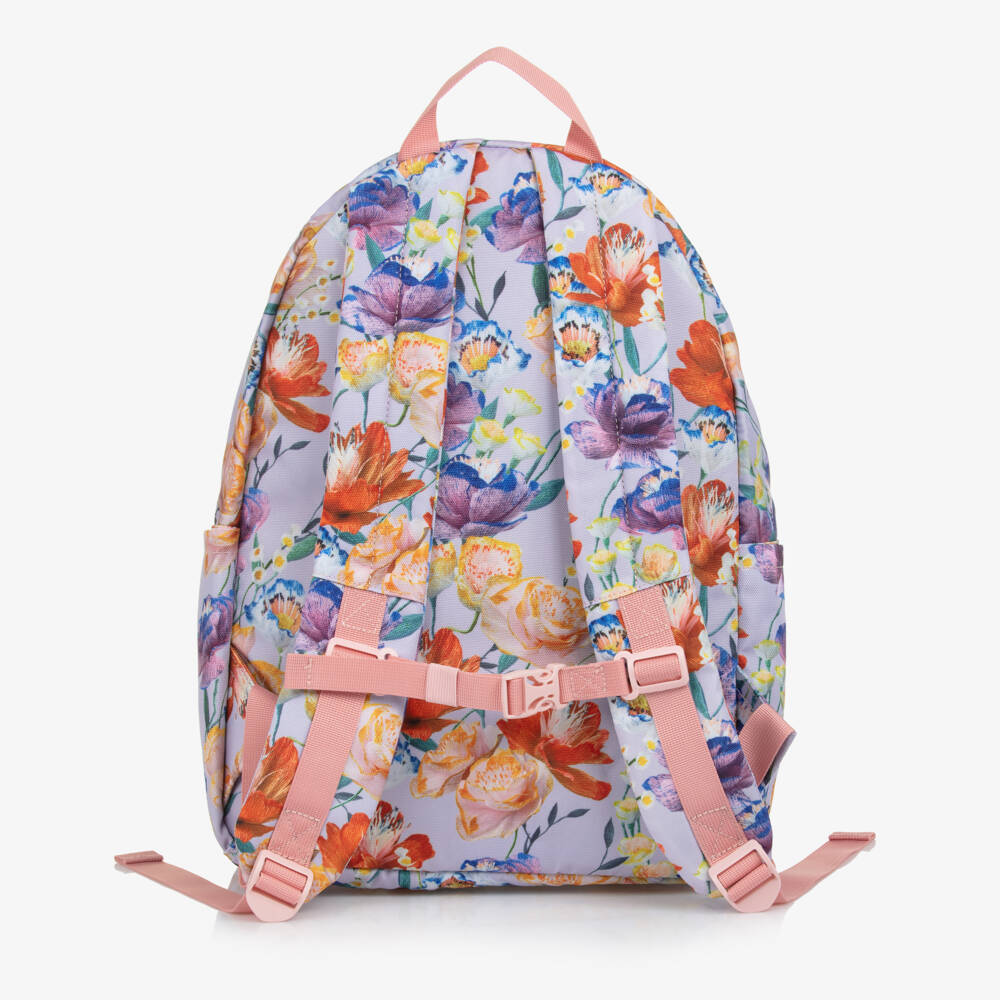 Molo-Pink Floral Aop Backpack | Childrensalon Outlet